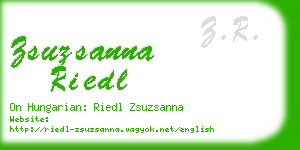 zsuzsanna riedl business card